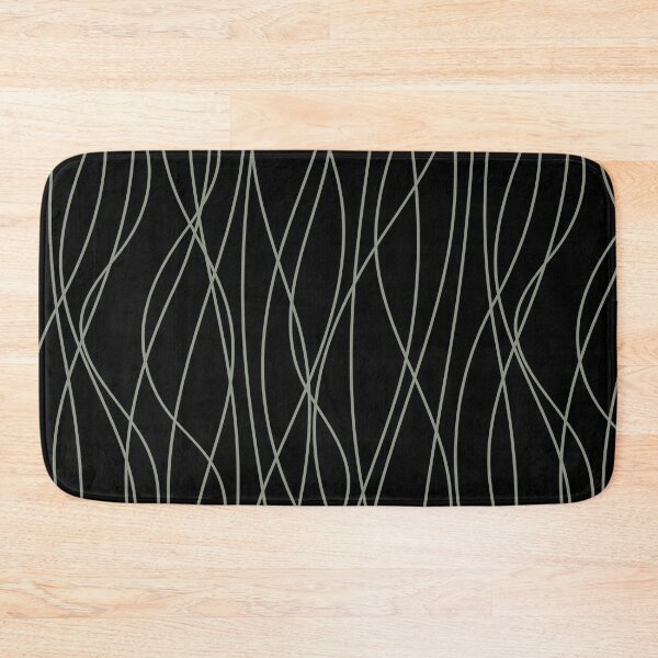 Item preview, Black and Green Vertical Stripe Design Pattern Pairs BH and G 2022 Color of the Year Laurel Leaf designed and sold by ColorOfTheYears.