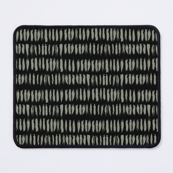 Item preview, Black and Green Vertical Stripe Dash Line Pattern Pairs BH and G 2022 Color of the Year Laurel Leaf designed and sold by ColorOfTheYears.