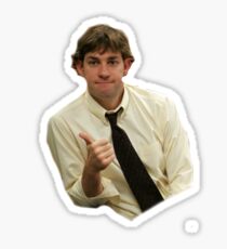 Pegatina jim halpert pulgares arriba