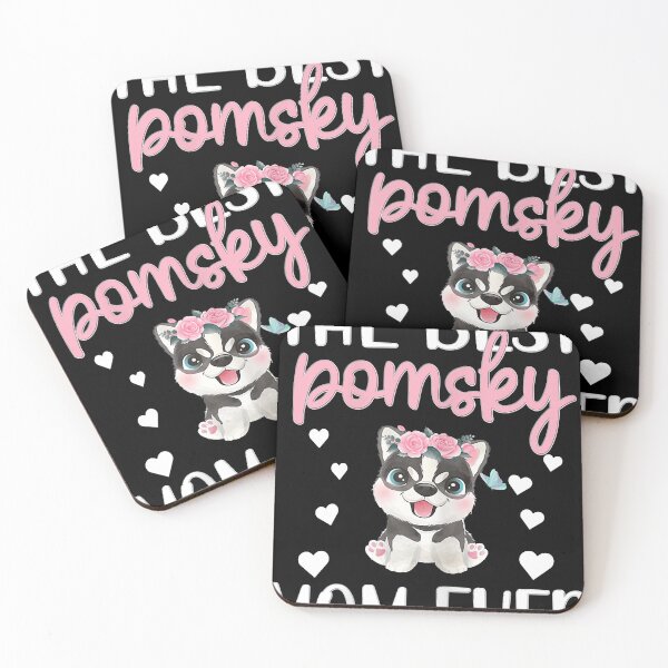 Item preview, Womens Best Pomsky Mom Ever  Cute Pomsky Dog Owner Pomsky Mama designed and sold by drugcha.