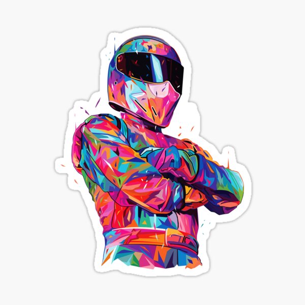 Abstract Stig v2 Sticker