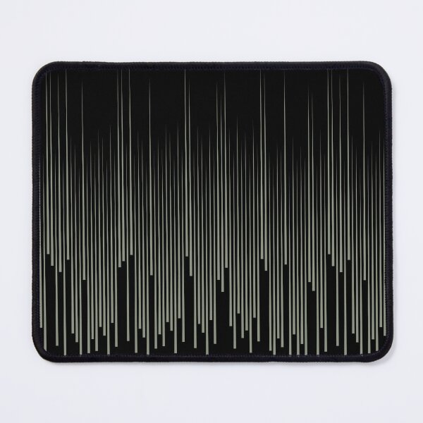 Item preview, Black and Green Frequency Vertical Stripe Pattern Pairs BH and G 2022 Color of the Year Laurel Leaf designed and sold by ColorOfTheYears.