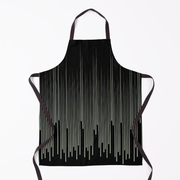 Item preview, Black and Green Frequency Vertical Stripe Pattern Pairs BH and G 2022 Color of the Year Laurel Leaf designed and sold by ColorOfTheYears.