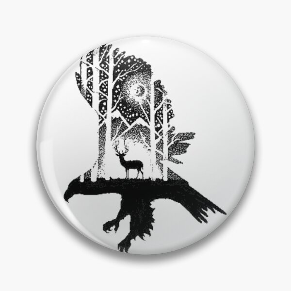 Item preview, double exposure eagle designed and sold by sbrstore.