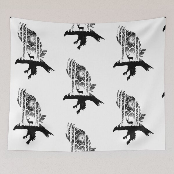 Item preview, double exposure eagle designed and sold by sbrstore.