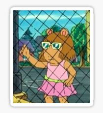 DW arthur Sticker