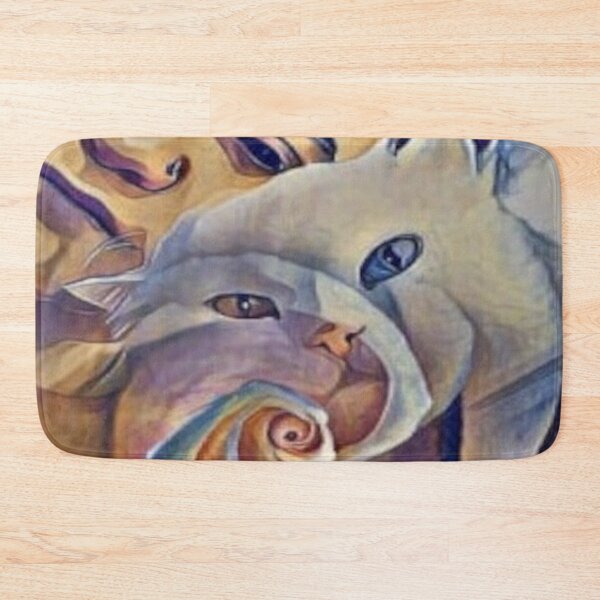 Item preview, Digital portrait - Woman and white cat designed and sold by Cyberomiz.