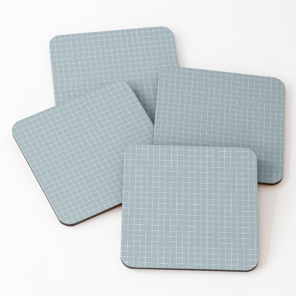 Item preview, ocean blue grid designed and sold by Hola Ilustra.
