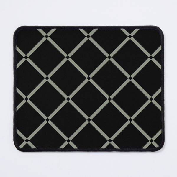 Item preview, Black and Green Square Diamond Grid Pattern Pairs BH and G 2022 Color of the Year Laurel Leaf designed and sold by ColorOfTheYears.