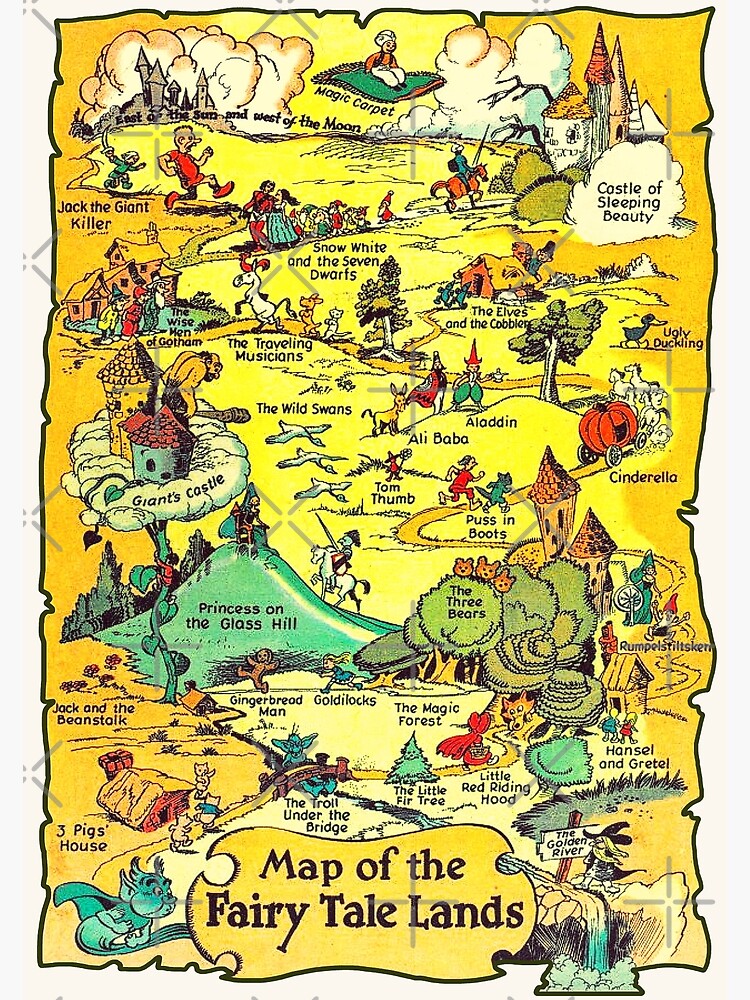 Map of Fairy Tale Lands Map of Fairy Tale Lands