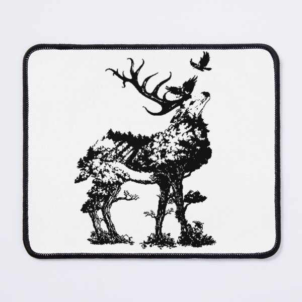 Item preview, double exposure deer designed and sold by sbrstore.