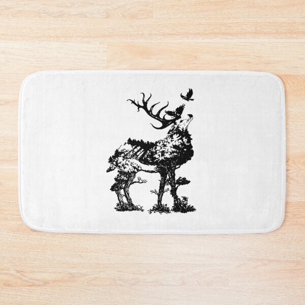 Item preview, double exposure deer designed and sold by sbrstore.