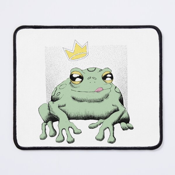 Item preview, Satisfied - Cute Colored Frog Illustration Print designed and sold by TwinHand.