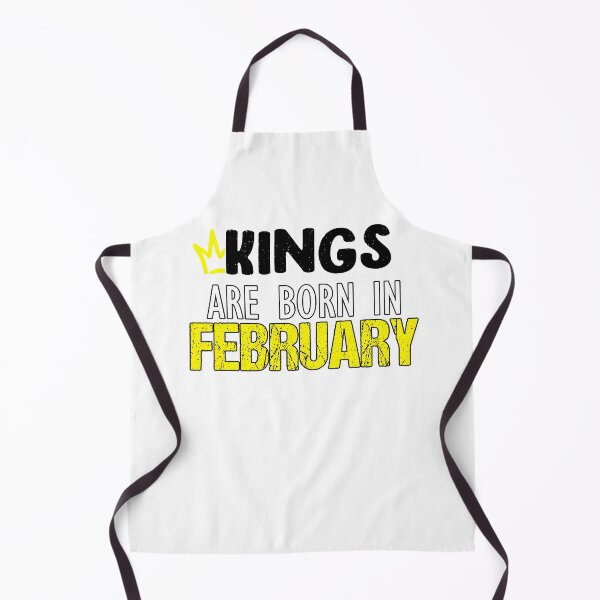 Item preview, Kings are born in February cool funny birthday gift Sticker designed and sold by yssnyd.