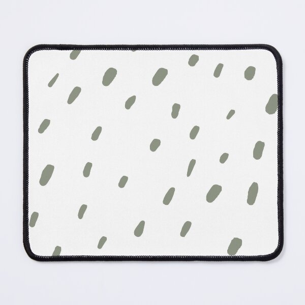 Item preview, Green and White Simple Blot Spot Polka Dot Pattern Pairs BH and G 2022 Color of the Year Laurel Leaf designed and sold by ColorOfTheYears.