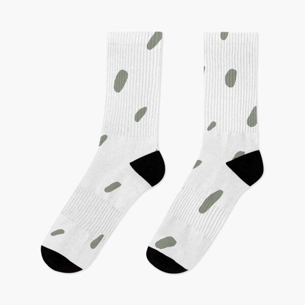 Item preview, Green and White Simple Blot Spot Polka Dot Pattern Pairs BH and G 2022 Color of the Year Laurel Leaf designed and sold by ColorOfTheYears.