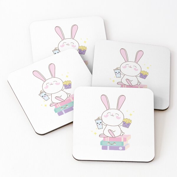 Item preview, Kawaii Cute Bunny Eating.  designed and sold by SusySell.
