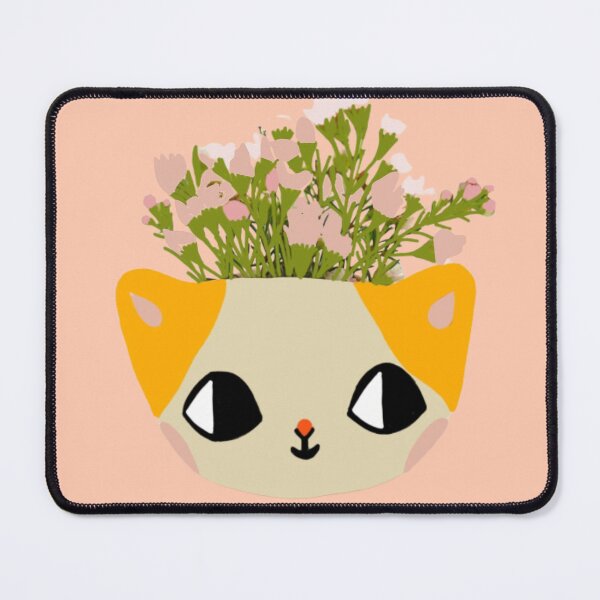 Item preview, "cute ceramic cat plants" designed and sold by tudoo.