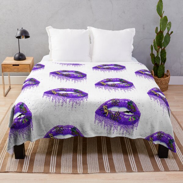 Item preview, Mardi Gras lips designed and sold by AHthatIsNice.