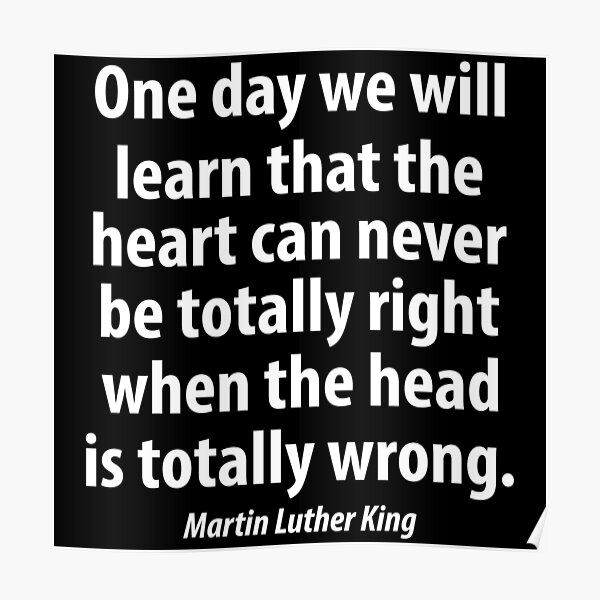 Martin Luther King Day Inspirational Quotes Poster For Sale By Nduwumwami Redbubble 5658