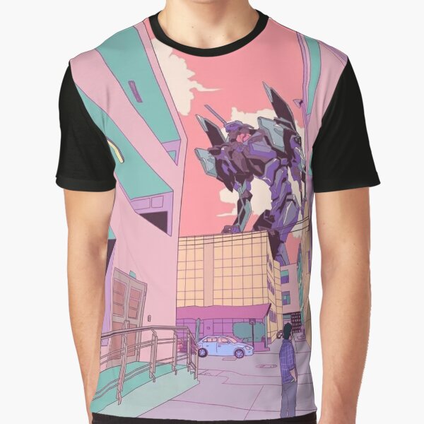 Neon Genesis Evangelion Fan Art Graphic T-Shirt