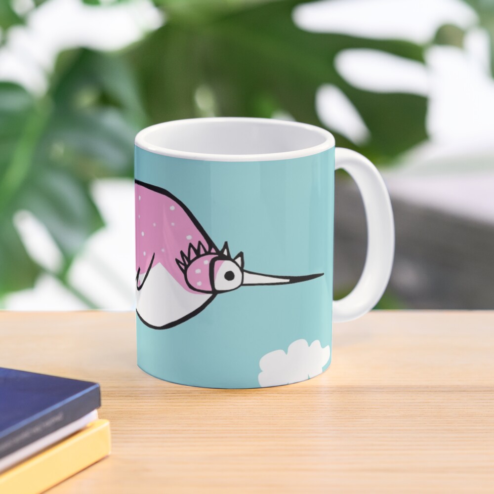 rosetta: the pink bubble bird Mug