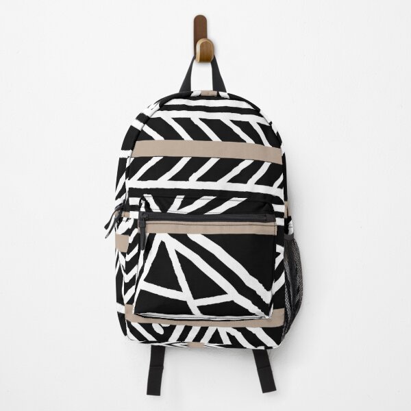 Item preview, Brown Black and White Mud Cloth Stripe Pattern Pairs DE 2022 Popular Color Trail Dust DE6123 designed and sold by ColorOfTheYears.
