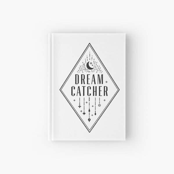 Logotipo de Dream Catcher (White Ver.) Cuaderno de tapa dura