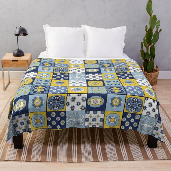 Item preview, Portuguese tiles mosaic azulejos designed and sold by Hola Ilustra.