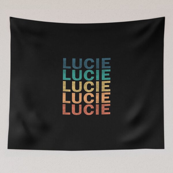 Item preview, Lucie Name T Shirt - Lucie Vintage Retro Name Gift Item Tee designed and sold by geniajmk13.