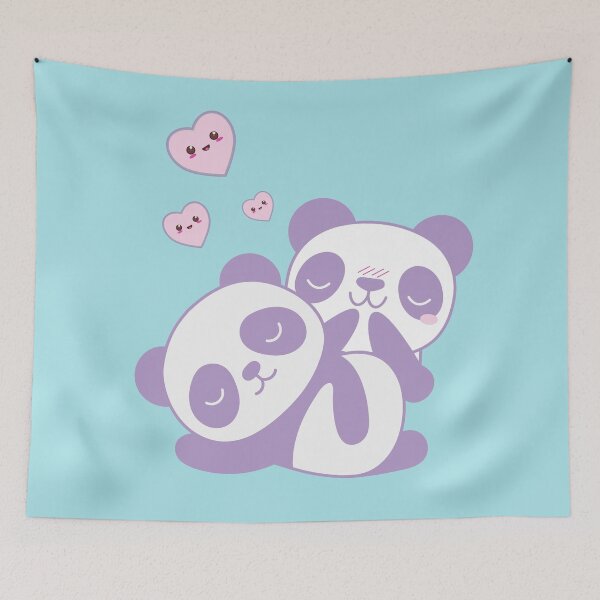 Item preview, Cute Kawaii Love Pandas designed and sold by SusySell.