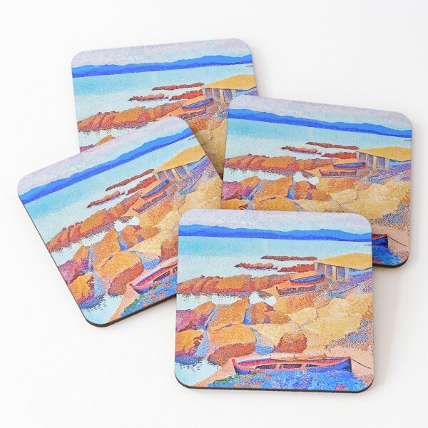 Item preview, Calanque des Antibois (1891–1892) painting in high resolution by Henri-Edmond Cross. Original from The National Gallery of Art. Digitally enhanced by designed and sold by CristalleLisa.