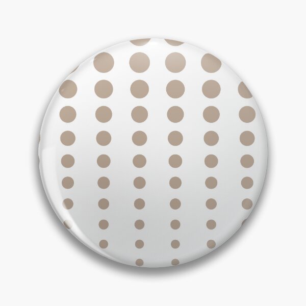 Item preview, Brown and White Reduced Polka Dots Pattern Pairs DE 2022 Popular Color Trail Dust DE6123 designed and sold by ColorOfTheYears.