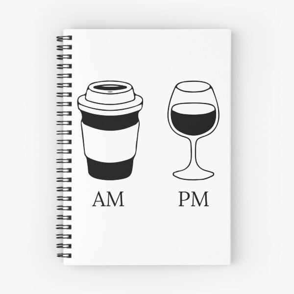Item preview, AM PM Coffee Wine designed and sold by CoupleLove.