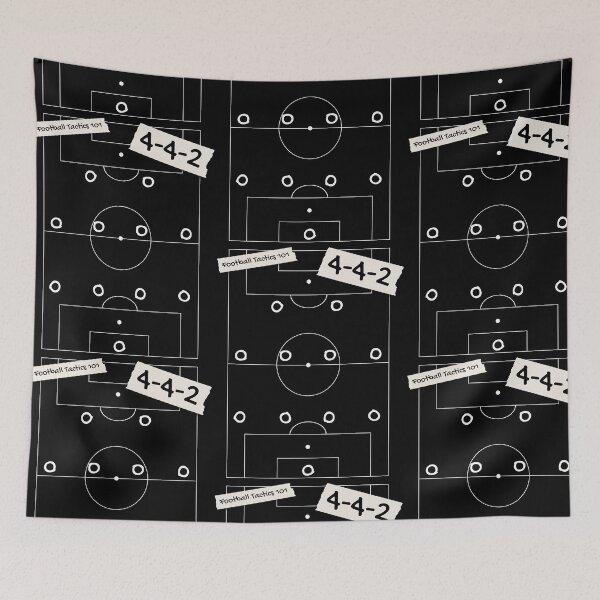 Item preview, Football Soccer Tactics 4-4-2 for dark items designed and sold by 133DandC.