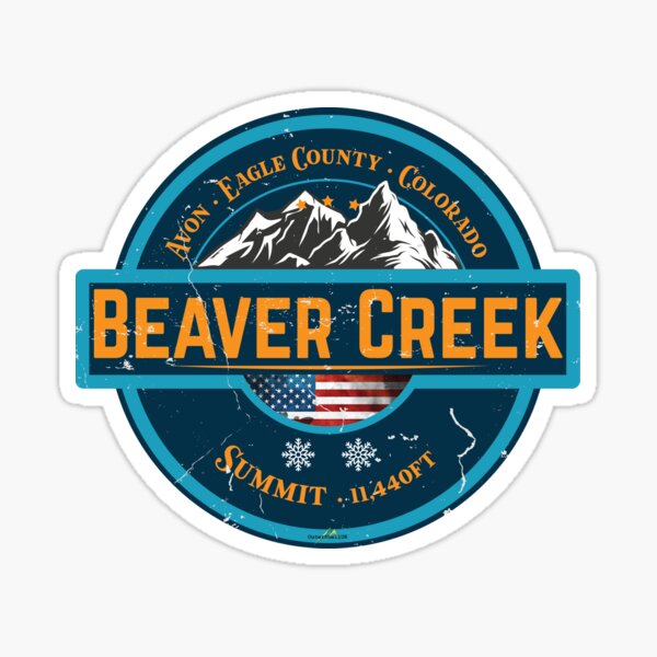 Item preview, Beaver Creek USA Ski Skiing Colorado Sticker T-Shirt 02 designed and sold by OuterShellUK.