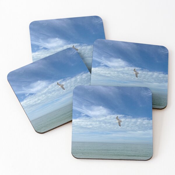 Item preview, Seagull flying over the Gulf of Mexico designed and sold by Lexipooh76.