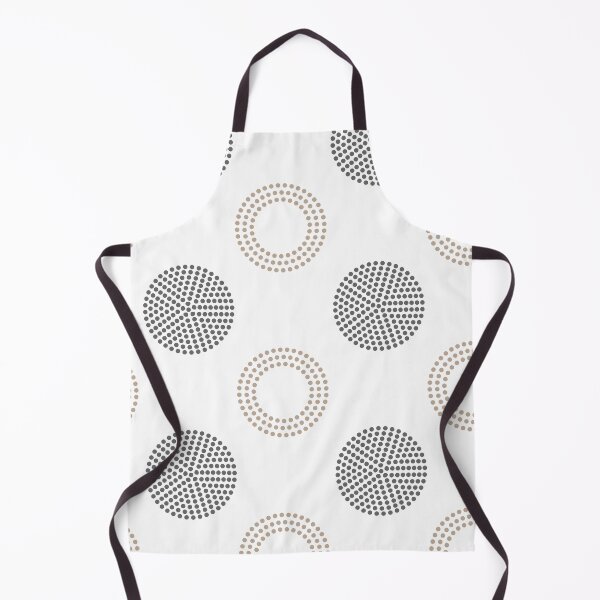 Item preview, Brown Gray and White Circle and Polka Dot Pattern Pairs DE 2022 Popular Color Trail Dust DE6123 designed and sold by ColorOfTheYears.