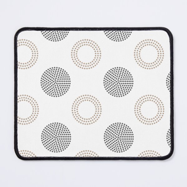 Item preview, Brown Gray and White Circle and Polka Dot Pattern Pairs DE 2022 Popular Color Trail Dust DE6123 designed and sold by ColorOfTheYears.
