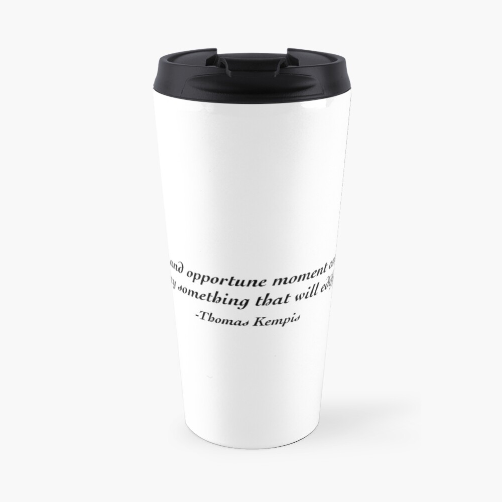 Edifying Speech Travel Coffee Mug