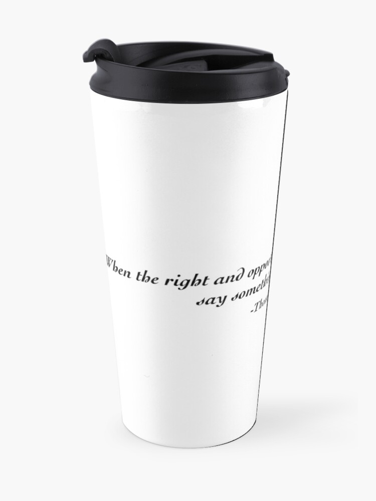 Alternate view of Edifying Speech Travel Coffee Mug