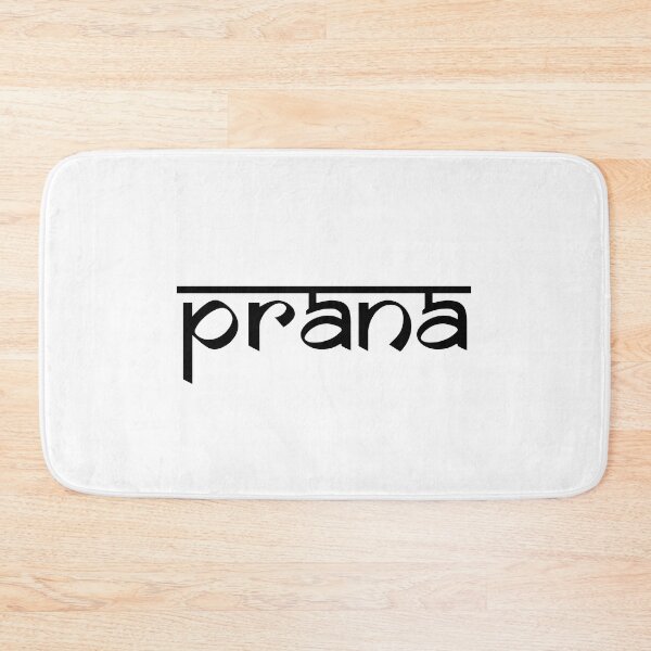 Item preview, Prana in black Sanskrit style text designed and sold by Mindful-Designs.