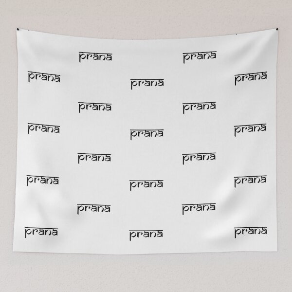 Item preview, Prana en texto negro estilo sánscrito designed and sold by Mindful-Designs.