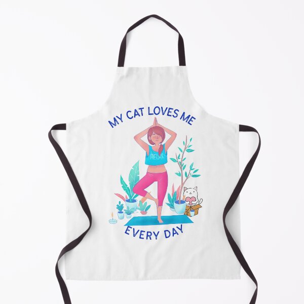 Item preview, All I need is love and yoga and my cat designed and sold by RiadMannan.