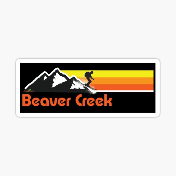 Item preview, Beaver Creek USA Ski Skiing Colorado Sticker T-Shirt 03 designed and sold by OuterShellUK.