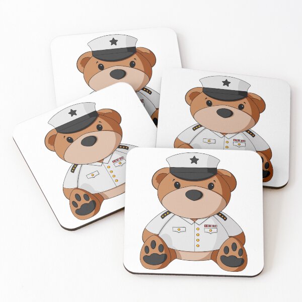 Aperçu de l'œuvre Marine Teddy Bear créée et vendue par Alisha Ober Designs.