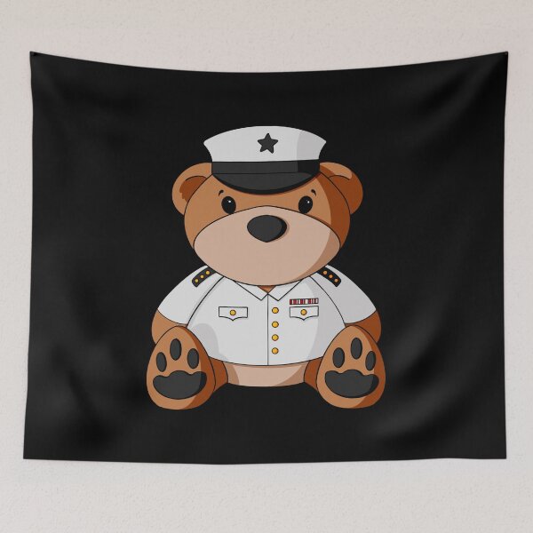 Aperçu de l'œuvre Marine Teddy Bear créée et vendue par Alisha Ober Designs.