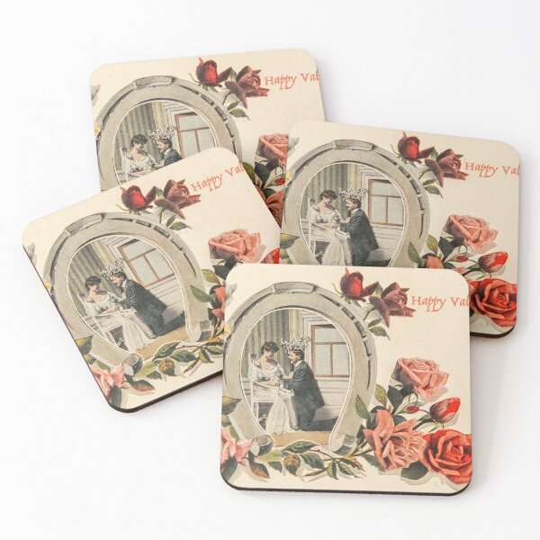 Item preview, Vintage valentine postcard designed and sold by Photopat.