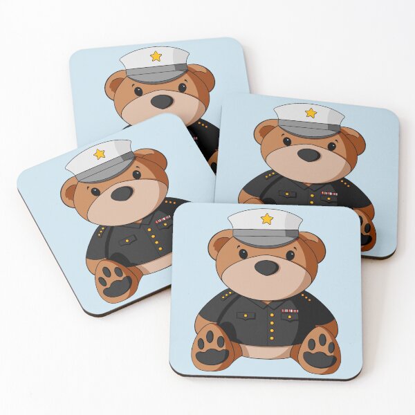 Aperçu de l'œuvre Marine Teddy Bear créée et vendue par Alisha Ober Designs.