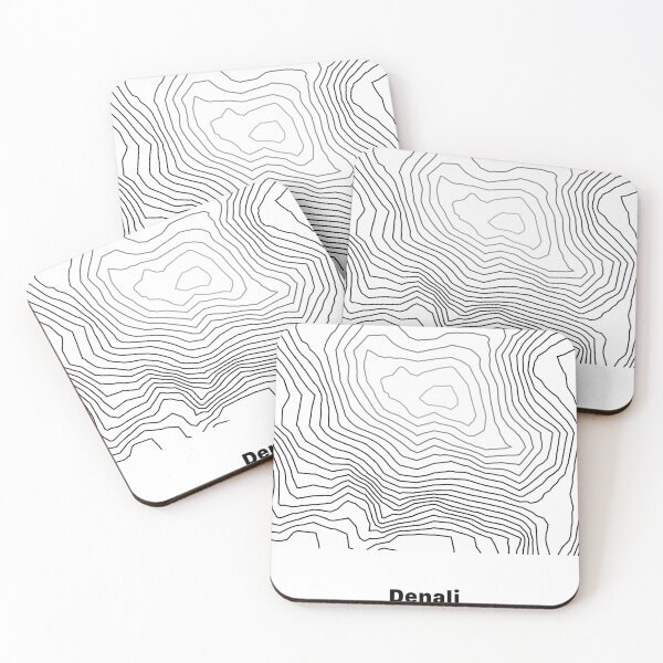 Item preview, Denali Topographic Map designed and sold by Visitify.